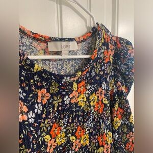 Floral blouse- Large- Loft